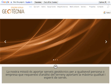 Tablet Screenshot of geotecnia.biz